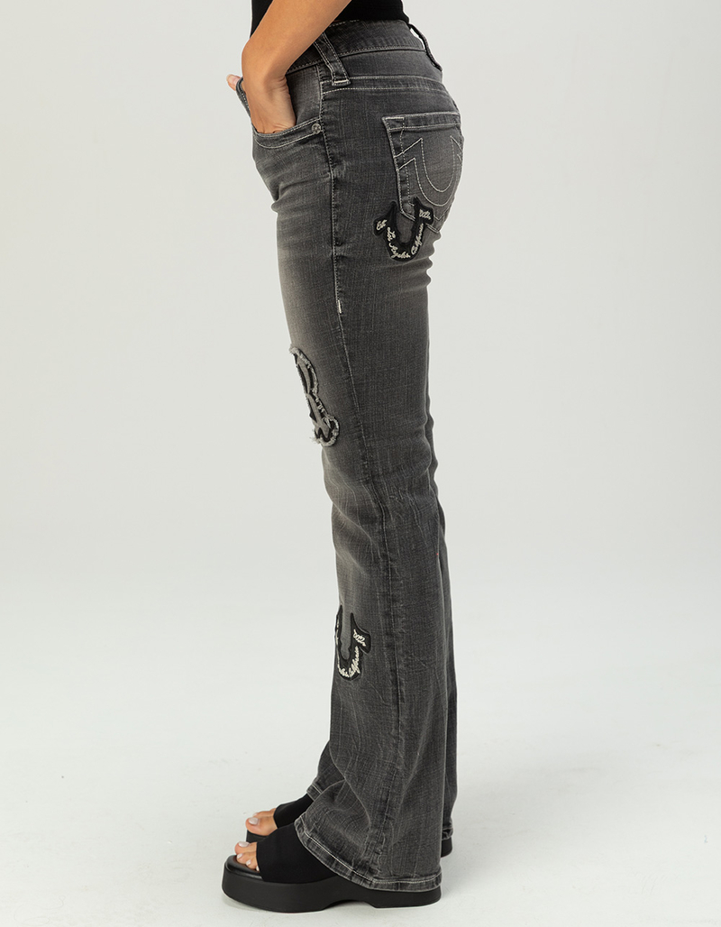 TRUE RELIGION Becca Mid Rise Applique Womens Bootcut Jeans image number 3