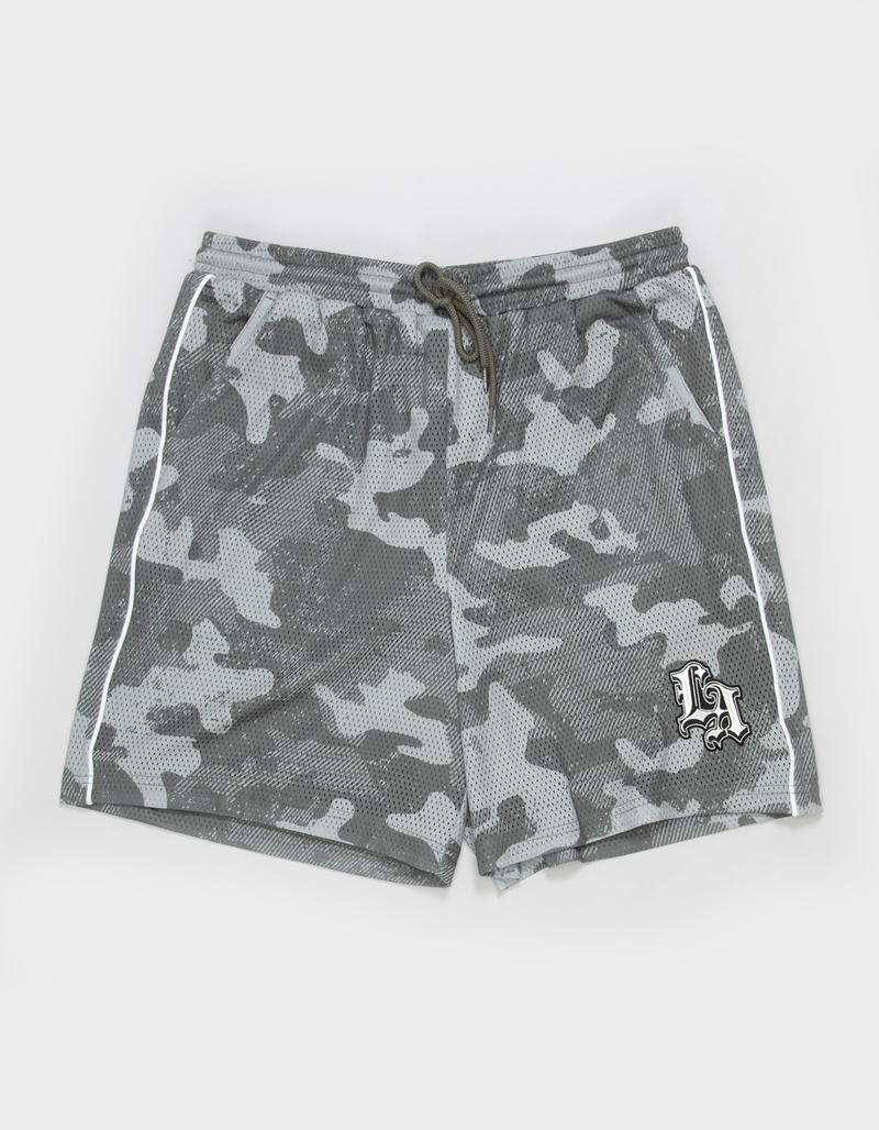 RSQ Mens Embroidered Mesh Shorts image number 0