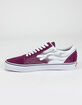 VANS Flame Old Skool Mens Dark Purple Shoes image number 4