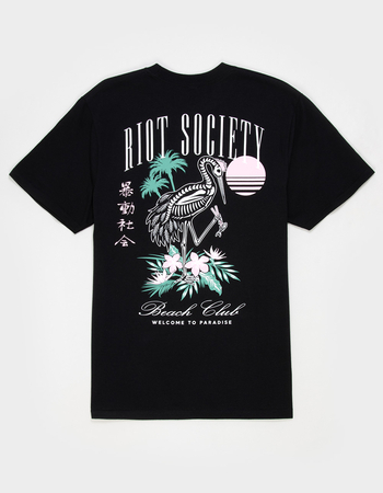 RIOT SOCIETY Crane Skeleton Mens Tee Primary Image