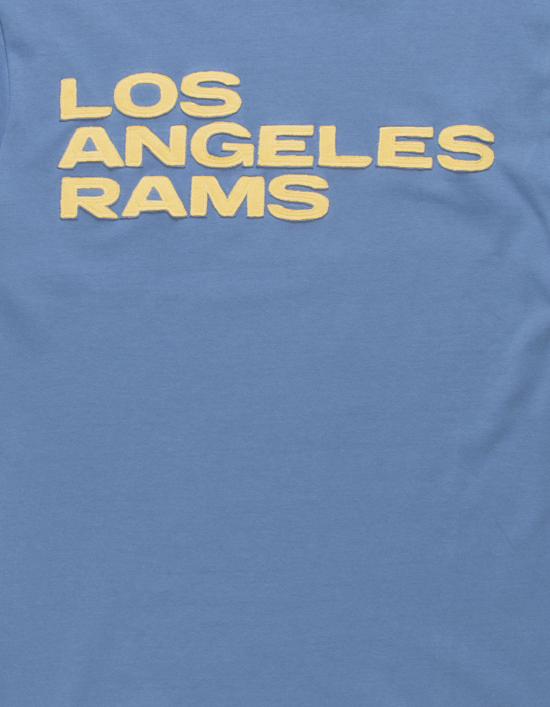 47 BRAND Los Angeles Rams Font Mens Tee DARK BLUE Tillys
