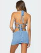 EDIKTED Shaylee Sequin Knit Backless Top image number 5