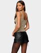 EDIKTED Laidie Metallic Tank Top image number 3