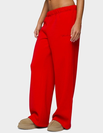 EDIKTED Basic Girl Wide Leg Edikted Sweatpants Alternative Image