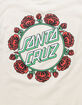 SANTA CRUZ Ring Rose Dot Mens Tee image number 3