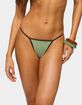 EDIKTED Vale Striped Bikini Bottoms image number 1