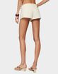 EDIKTED Arielle Iridescent Shorts image number 3