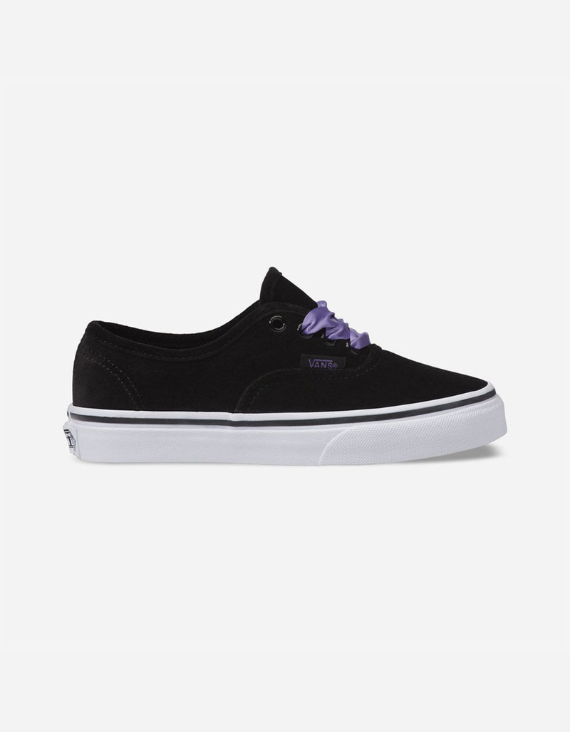 VANS Velvet Authentic Black & Vero Kids Shoes image number 0