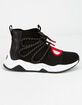 CHAMPION Rally Hype Mid Black Boys Shoes image number 1