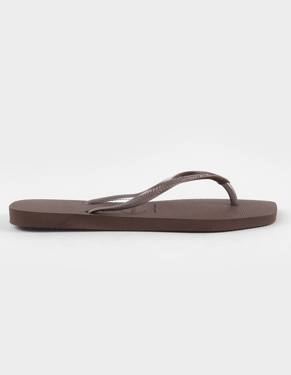 HAVAIANAS Slim Square Womens Flip Flops - DARK BROWN | Tillys