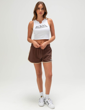 VON DUTCH Notch Rib Womens Tank Top Alternative Image
