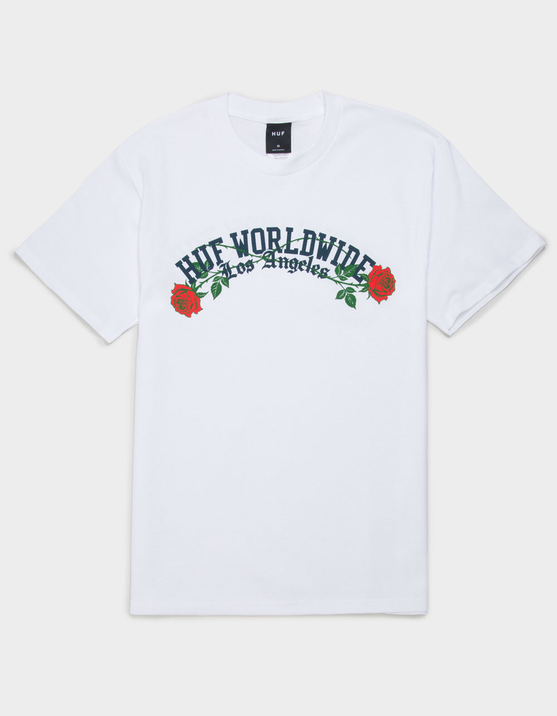 HUF LA Rose Mens Boxy Tee image number 0
