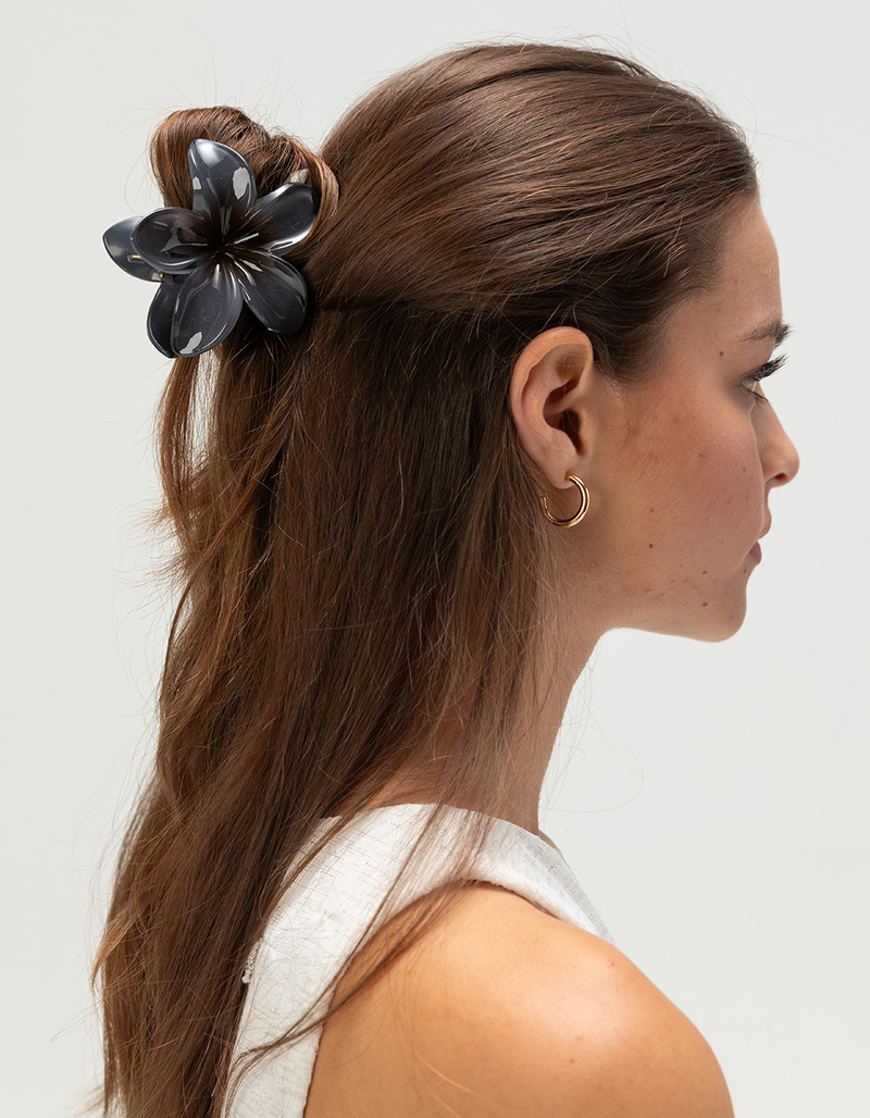 FULL TILT Hawaiian Floral Claw Hair Clip image number 2