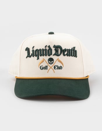 AMERICAN NEEDLE Liquid Death Golf Club Snapback Hat Alternative Image