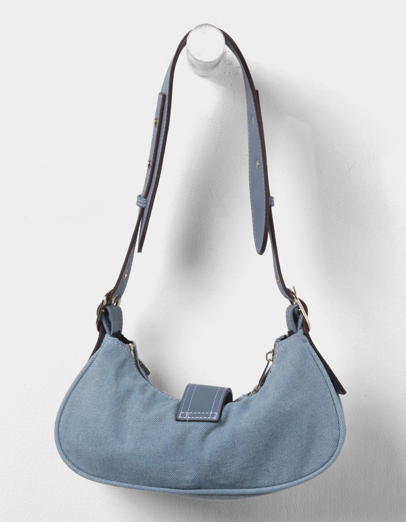TRUE RELIGION Multi-Strap Denim Shoulder Bag image number 6