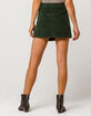 SKY AND SPARROW Button Up Corduroy Mini Skirt image number 3