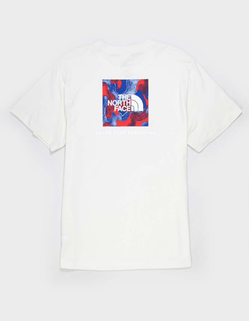 THE NORTH FACE Red White And Blue Mens Tee image number 0