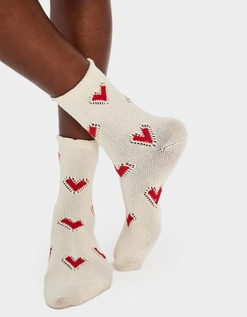 FREE PEOPLE Cupids Bow Womens Socks Primary Image
