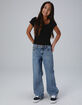 RSQ Girls Low Rise Wide Leg Jeans image number 7