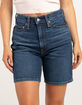 LEVI'S Premium Ribcage Bermuda Womens Shorts - Bringing The Basic image number 2