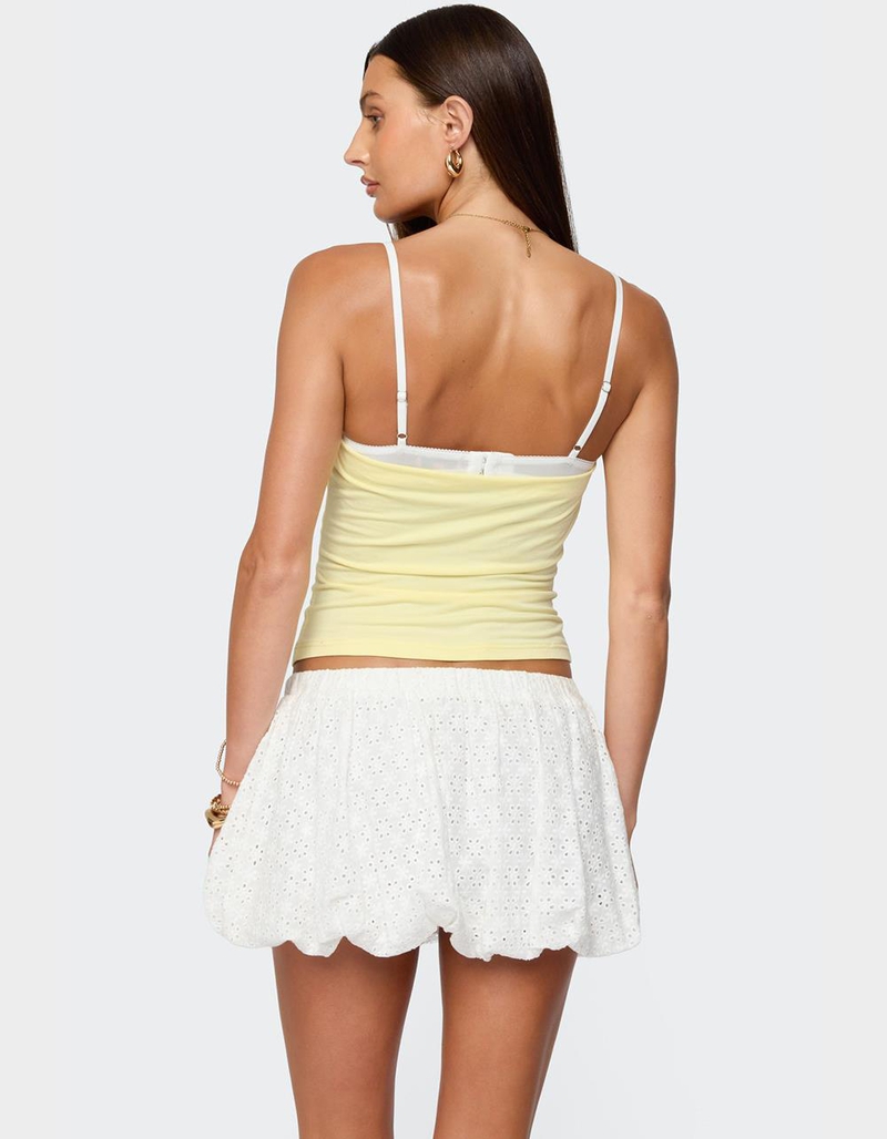 EDIKTED Linnea Layered Contrast Lacey Bra Top image number 4