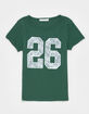 FULL TILT 26 Lace Fill Girls Tee image number 1