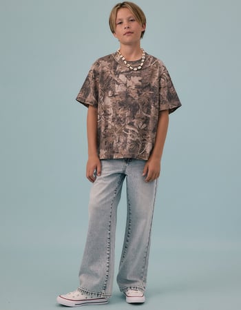 RSQ Boys Extra Baggy Embroidered Jeans Primary Image