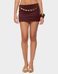 EDIKTED Briar Chain Belt Mini Skirt image number 1