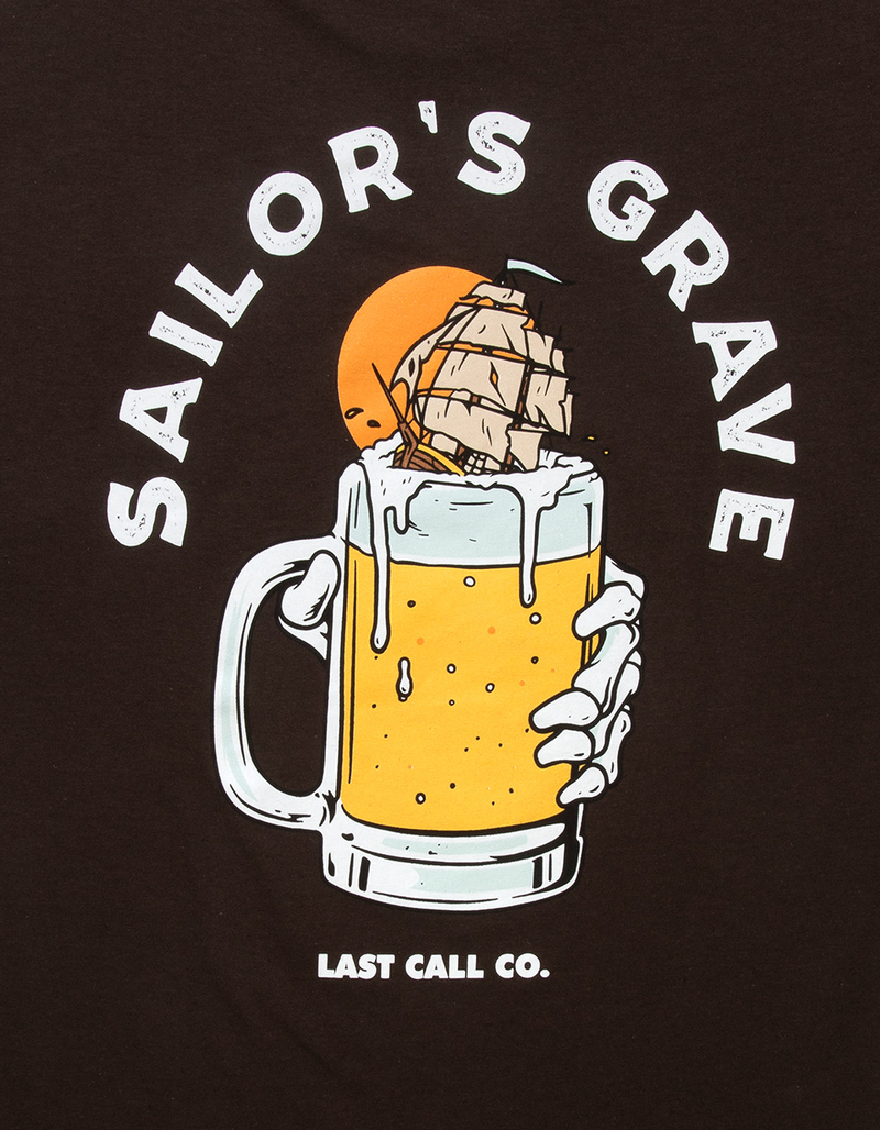 LAST CALL CO. Sailor's Grave Mens Tee image number 2