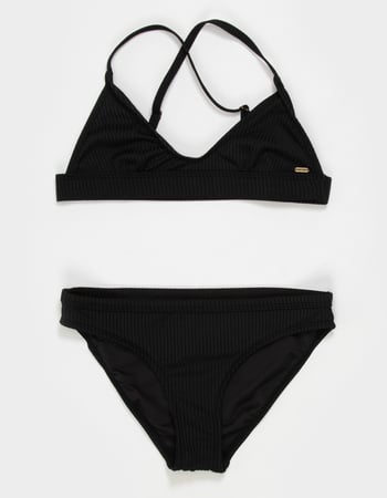 RIP CURL Premium Rib Girls Triangle Bikini Set Primary Image