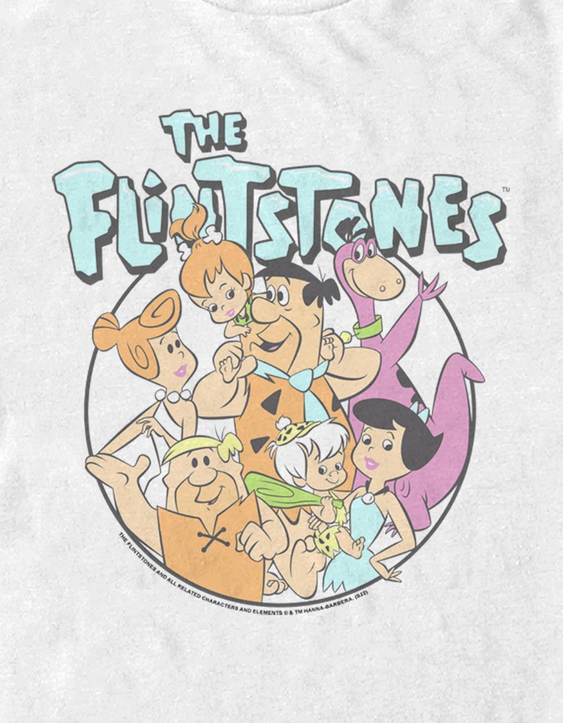 THE FLINTSTONES Family Circle Unisex Tee image number 1