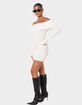 EDIKTED Emma Foldover Knitted Dress image number 3