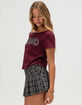 VON DUTCH Womens Off The Shoulder Top image number 3