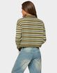 EDIKTED Shelby Striped Polo Sweater image number 3