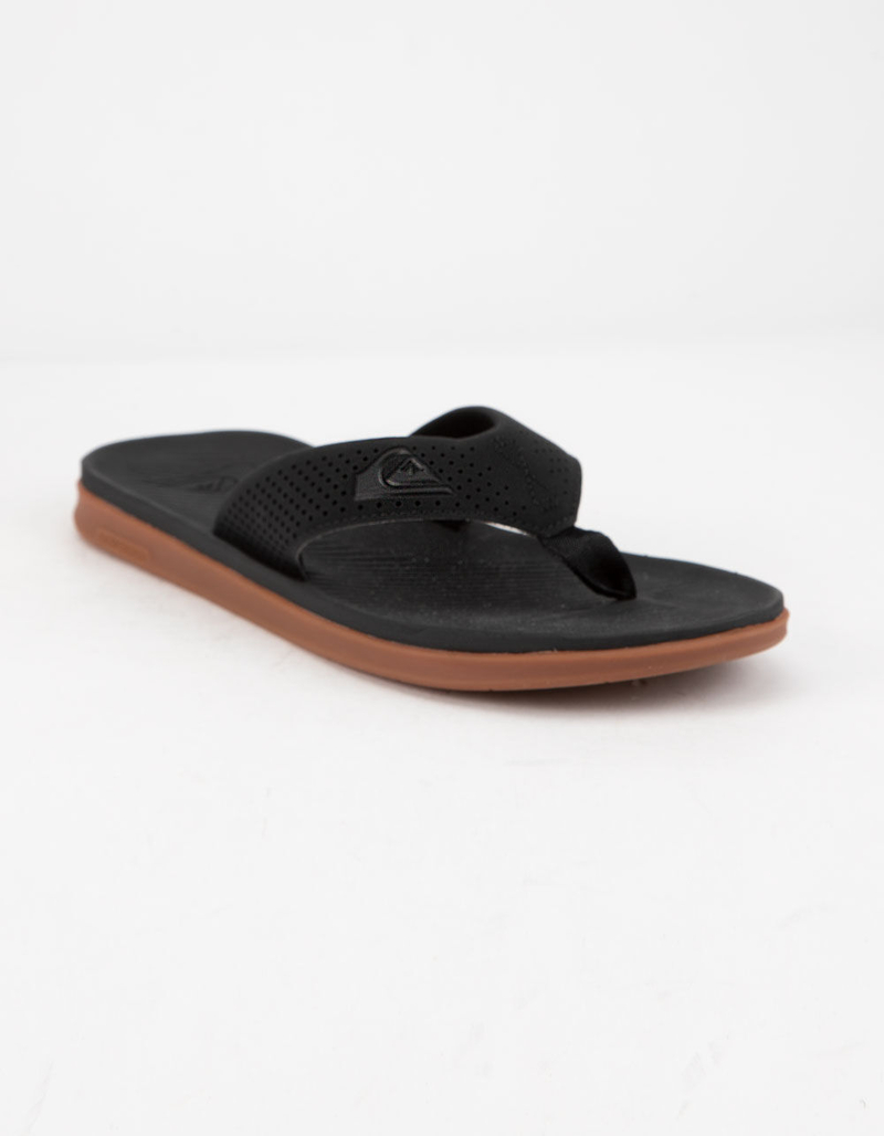 QUIKSILVER Haleiwa Plus Black Mens Sandals image number 0