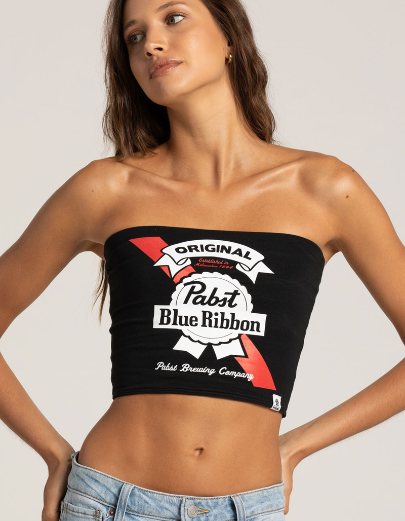RSQ Pabst Blue Ribbon Womens Tube Top image number 0