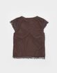RSQ Girls Polka Dot Mesh Top image number 2