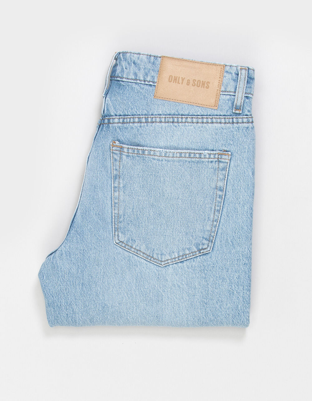 ONLY & SONS Mannelijke losse pasvorm jeans ONSEDGE Mid Rise rechte snit jeans, blauw (light blue denim), 36W / 34L ONLY & SONS Mannelijke losse pasvorm jeans ONSEDGE Mid Rise rechte snit jeans, blauw (light blue denim), 36W / 34L