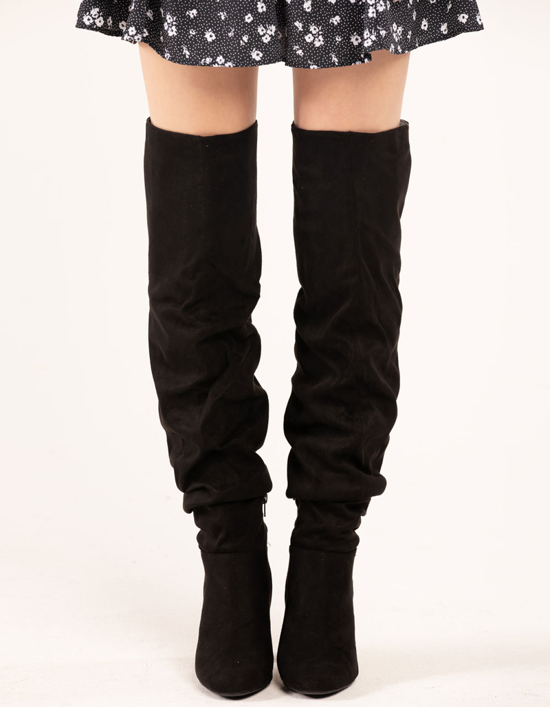 BAMBOO Appreciate Womens Over The Knee Boots image number 2