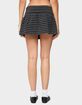 EDIKTED Moria Striped Fold Over Mini Skirt image number 3