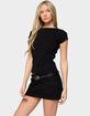 EDIKTED Oliana Ribbed Boat Neck Tee image number 2