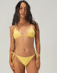 DAMSEL Polka Dot Reversible Tie Side Cheeky Bikini Bottoms image number 5