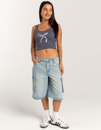 RSQ Womens Bow Tank Top Alternative Image