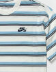 NIKE SB Knit Mens White & Blue Tee image number 2