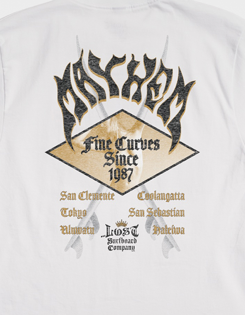 LOST Mayhem Fine Curves Mens Tee image number 2