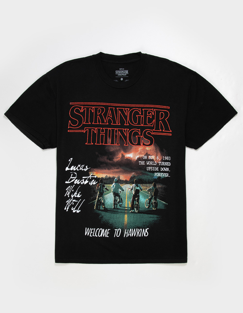 STRANGER THINGS Poster Mens Tee image number 0
