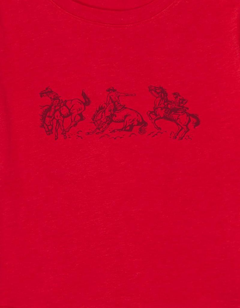 WESTERN Horse Trio Womens Baby Tee image number 2