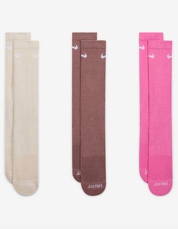 NIKE Everyday Plus 3 Pack Cushioned Mens Crew Socks Primary Image