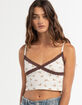 FULL TILT Butterfly Womens Rib Cami image number 2