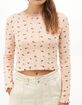 BDG Urban Outfitters Ditsy Pointelle Womens Top image number 1